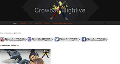 Desktop Screenshot of crowbarhighfive.com